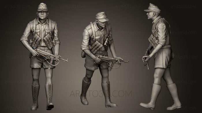 Military figurines (STKW_0193) 3D model for CNC machine